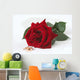 Red Rose One and Wall Decal