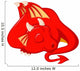 Cute Dragon Cartoon Sleeping Wall Decal