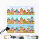 Seamless Pattern with Rows Wall Decal