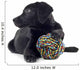 black labrador pup isolated on white Wall Decal