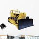 yellow Bulldozer Wall Decal