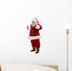 Santa Claus Standing White Wall Decal