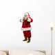 Santa Claus Standing White Wall Decal
