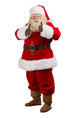 Santa Claus Standing White Wall Decal