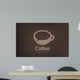 Logo Coffee Cup Chat Wall Mural