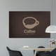 Logo Coffee Cup Chat Wall Mural