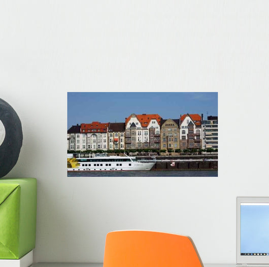 Architecture D Sseldorf Rhine Wall Decal