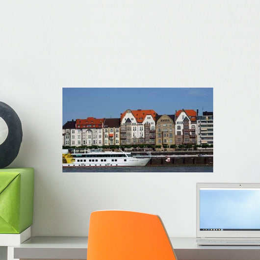 Architecture D Sseldorf Rhine Wall Decal