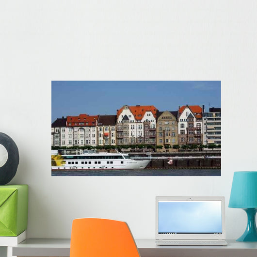 Architecture D Sseldorf Rhine Wall Decal