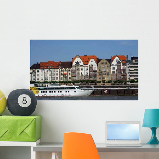 Architecture D Sseldorf Rhine Wall Decal