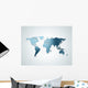 World map blue 3d 