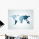 World map blue 3d 