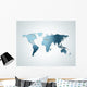 World map blue 3d 