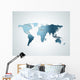 World map blue 3d 
