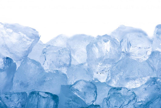 Close up of Ice Cubes 