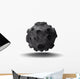 Outer Space Asteroid Wall Decal