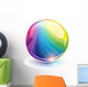 rainbow sphere Wall Decal
