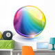 rainbow sphere Wall Decal