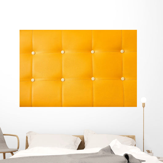 yellow upholstery leather pattern background 