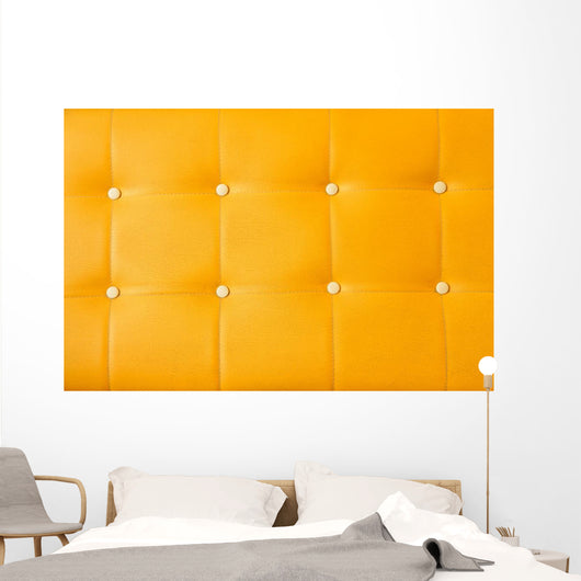 yellow upholstery leather pattern background 