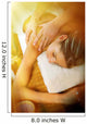 Beautiful Woman Having Massage Wall Decal