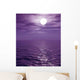 Full Moon over Sea Wall Decal