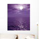 Full Moon over Sea Wall Decal