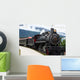 Steam Engine Train Leaving the Station Wall Mural