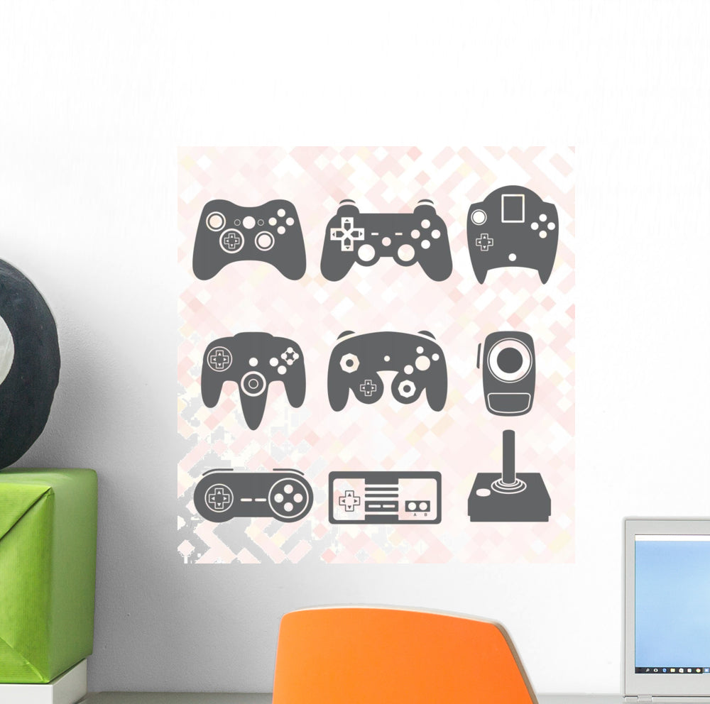 Decal Set Video Game Wall Decal Sticker Set – Wallmonkeys