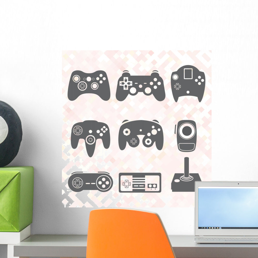 Decal Set Video Game Wall Decal Sticker Set – Wallmonkeys