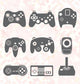 Decal Set Video Game Wall Decal Sticker Set