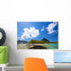 Tropical lagoon on south coast of Mauritius Island Wall Mural