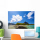 Tropical lagoon on south coast of Mauritius Island Wall Mural