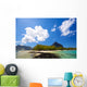 Tropical lagoon on south coast of Mauritius Island Wall Mural
