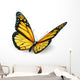 Yellow butterfly Wall Decal