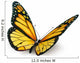 Yellow butterfly Wall Decal