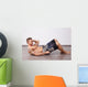 Sit-ups in Gym Wall Mural