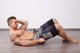 Sit-ups in Gym Wall Mural