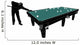 isolated man plaing billiards Wall Decal