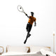 man tennis player silhouette 