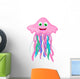 Funny Cartoon Jellyfish Wall Decal