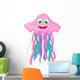 Funny Cartoon Jellyfish Wall Decal