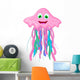 Funny Cartoon Jellyfish Wall Decal