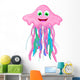 Funny Cartoon Jellyfish Wall Decal