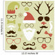 Christmas fashion silhouette set hipster style Wall Decal