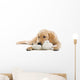 Golden Retriever Puppy With a Stuffed Toy Wall Decal