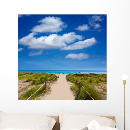 Alaior Cala Son Bou in Menorca turquoise beach at Balearic 