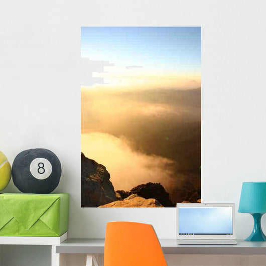 Levee Soleil Sur Le Wall Decal