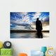 Another Place Sculpture at Sunset Wall Mural