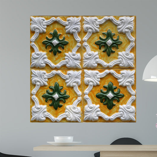 Traditional Tiles From Porto Portugal Wall Mural